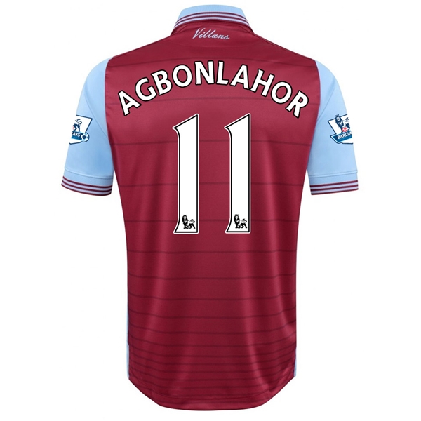Aston Villa 2015-16 AGBONLAHOR #11 Soccer Jersey